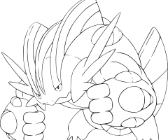 Coloriage Mega-Laggron