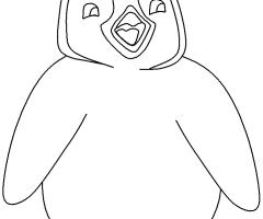 Coloriage pingouin